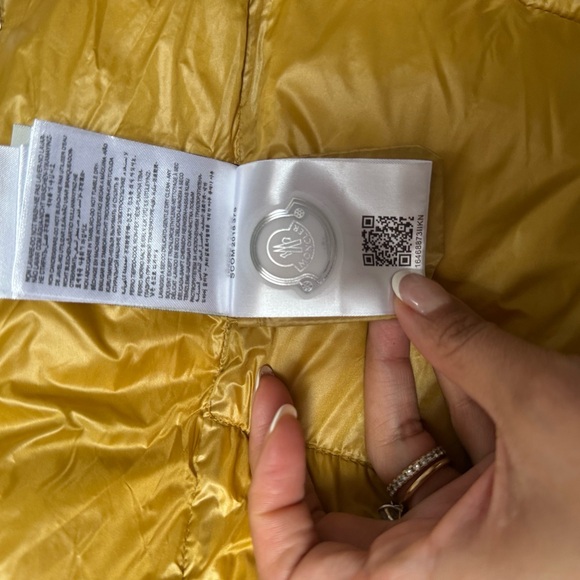 Moncler Mustard Puffer Jacket - Picture 6 of 9